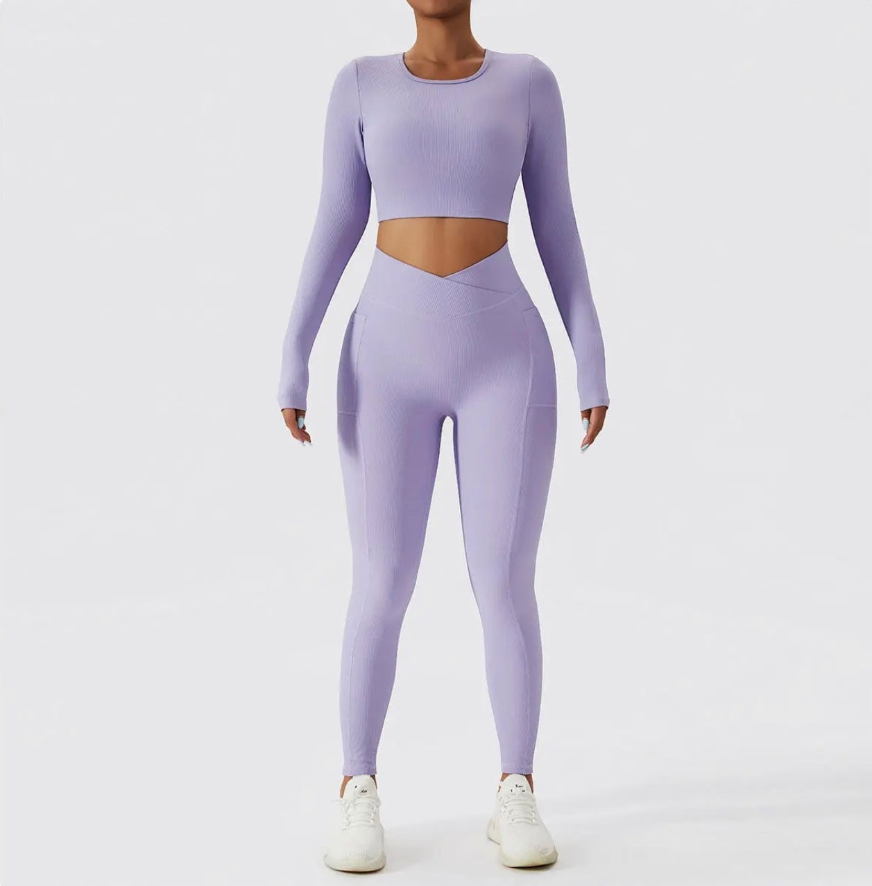 Ensemble Alya Manches Longues - Violet