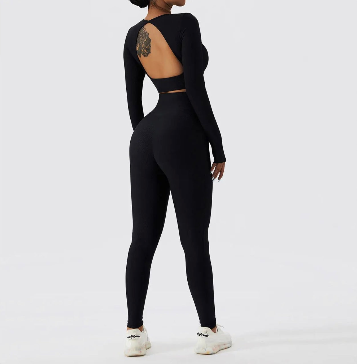Ensemble Alya Manches Longues - Noir