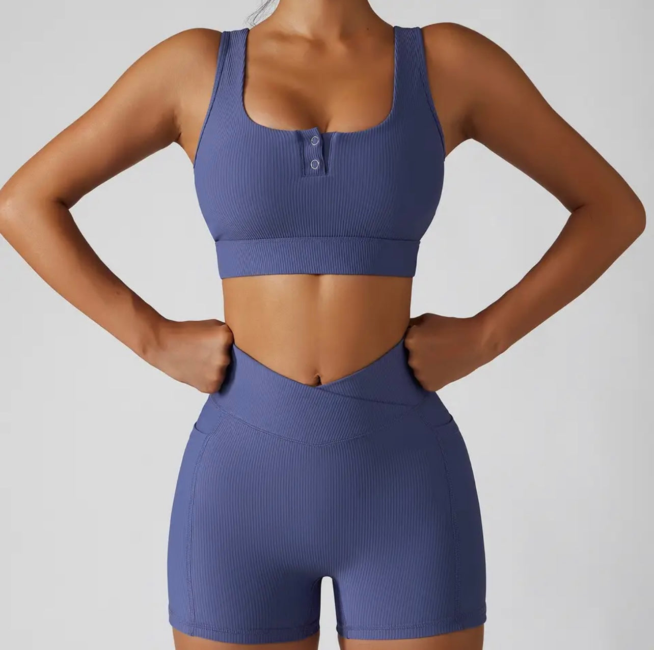 Ensemble Jade Short - Bleu Pastel