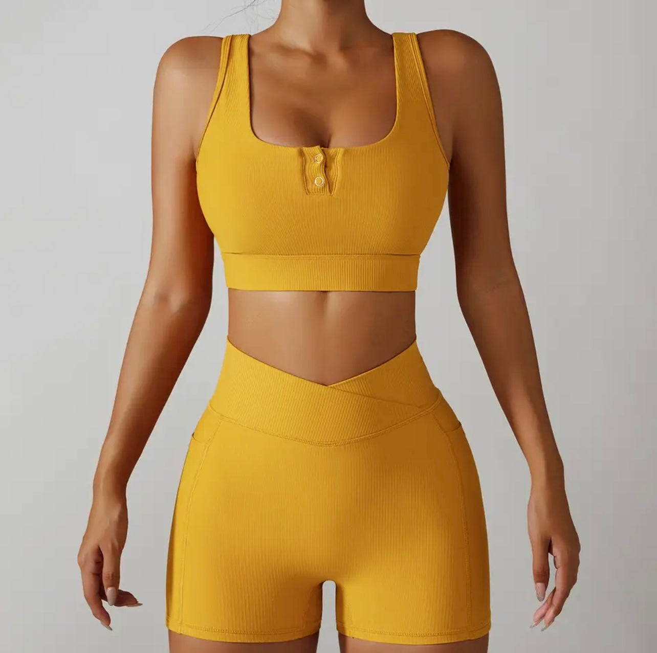 Ensemble Jade Short - Jaune
