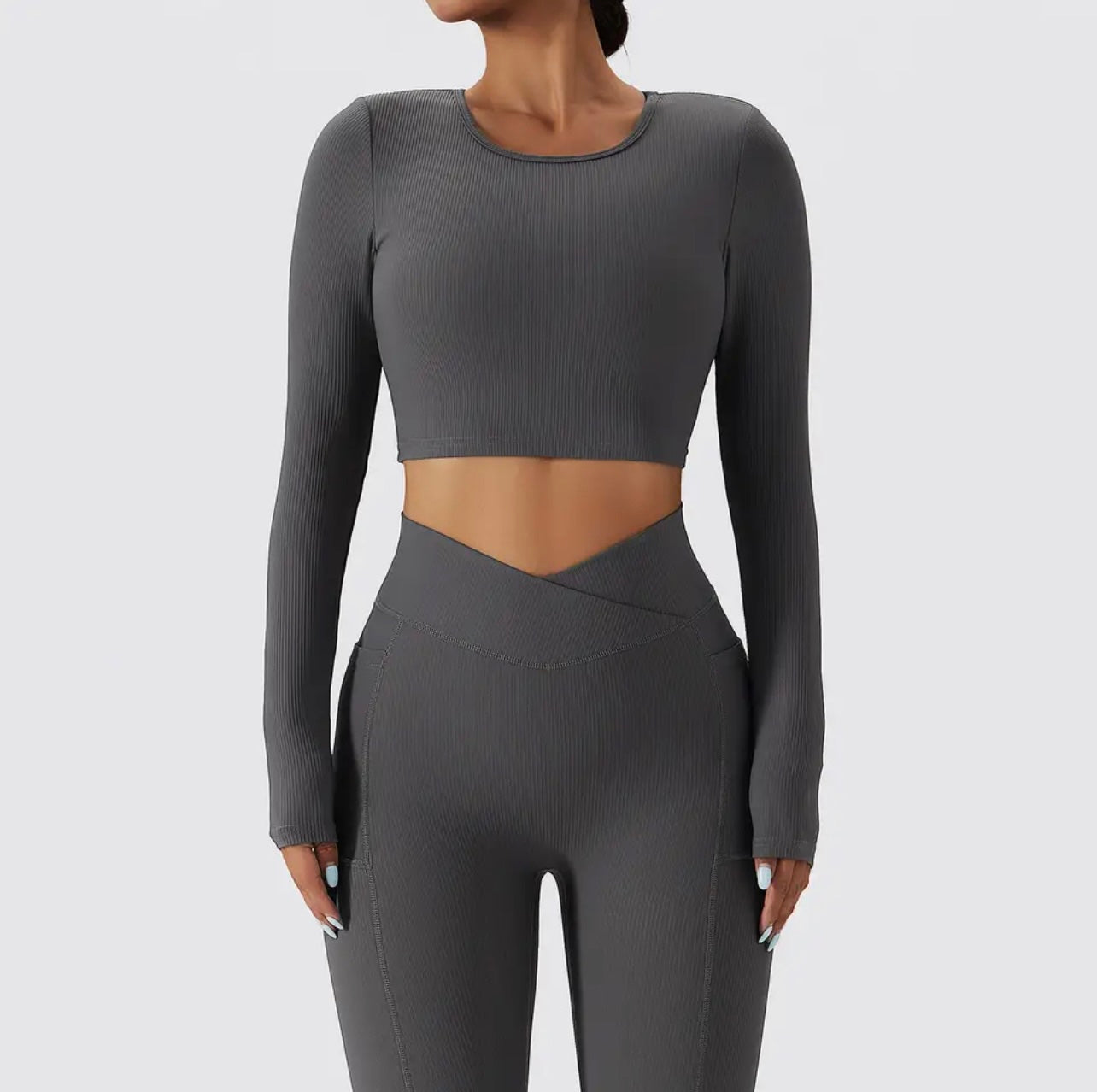 Ensemble Alya Manches Longues - Gris