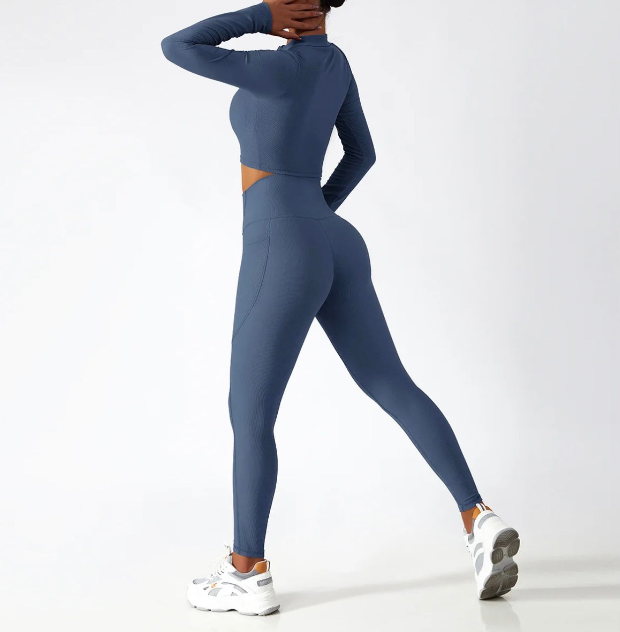 Ensemble Tanya Manches Longues - Bleu Pastel