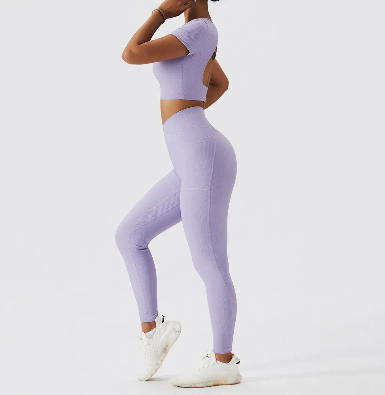 Ensemble Alya Manches Courtes - Violet