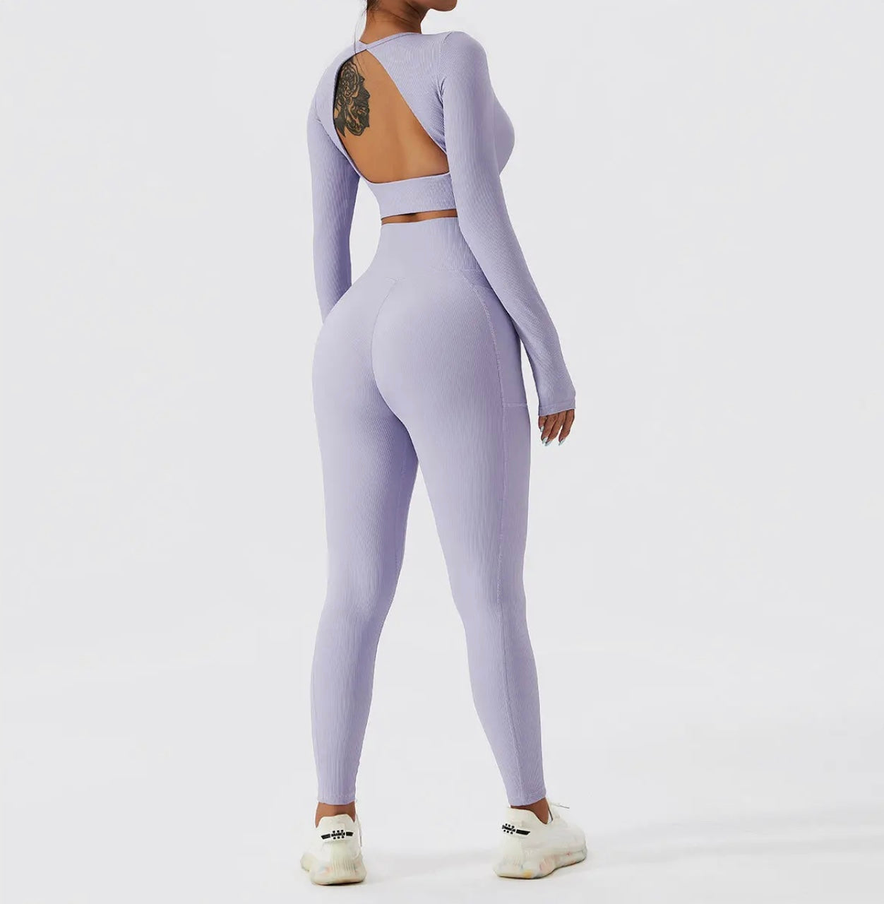 Ensemble Alya Manches Longues - Violet