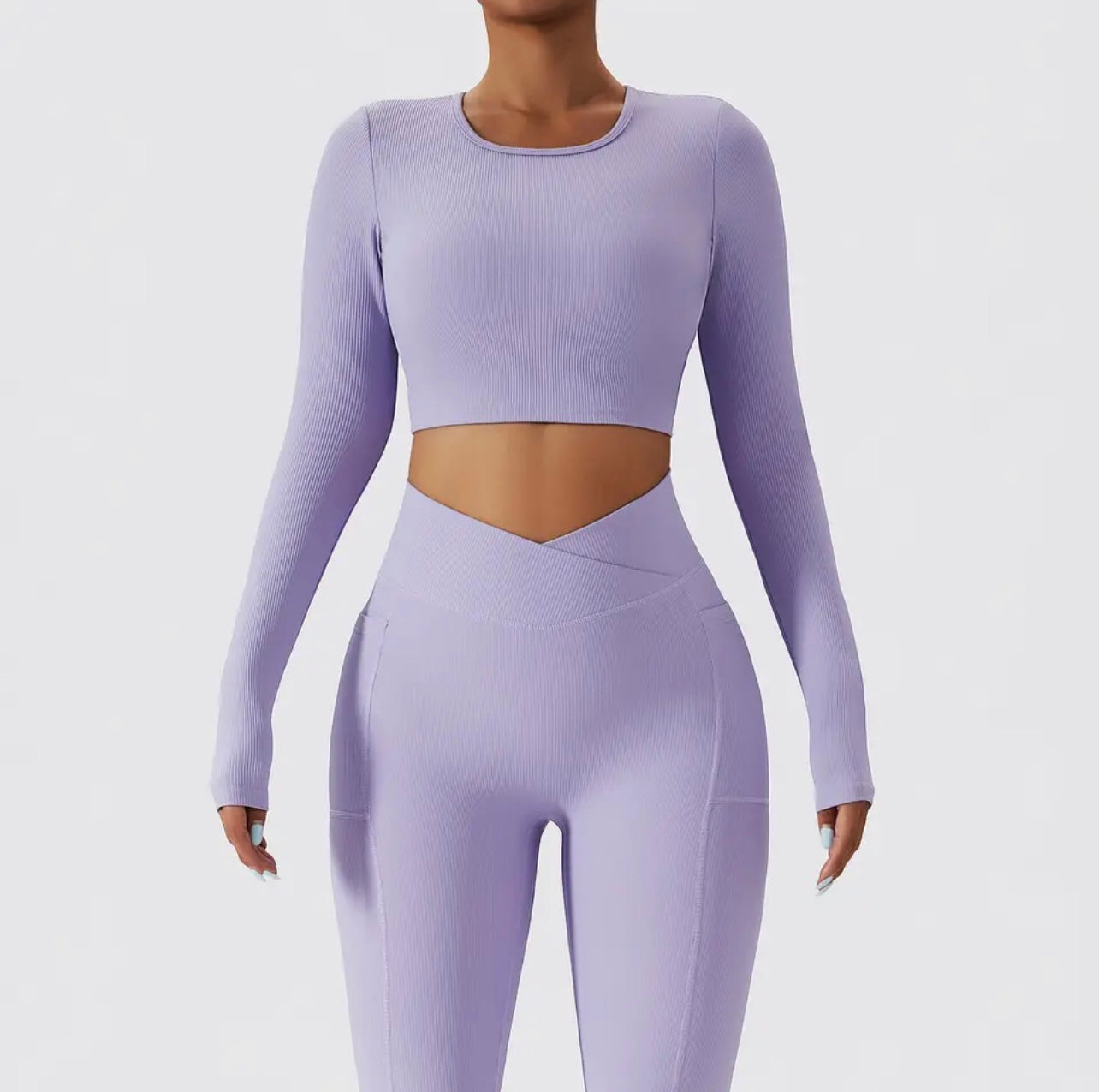 Ensemble Alya Manches Longues - Violet